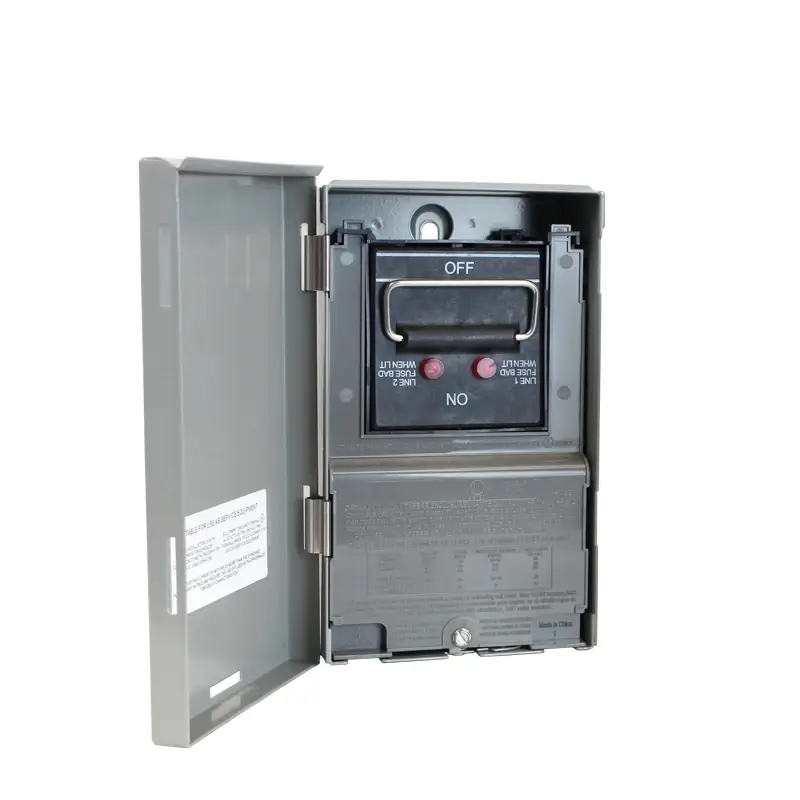 Dial HVAC Side-Open Disconnect, Open Fusible