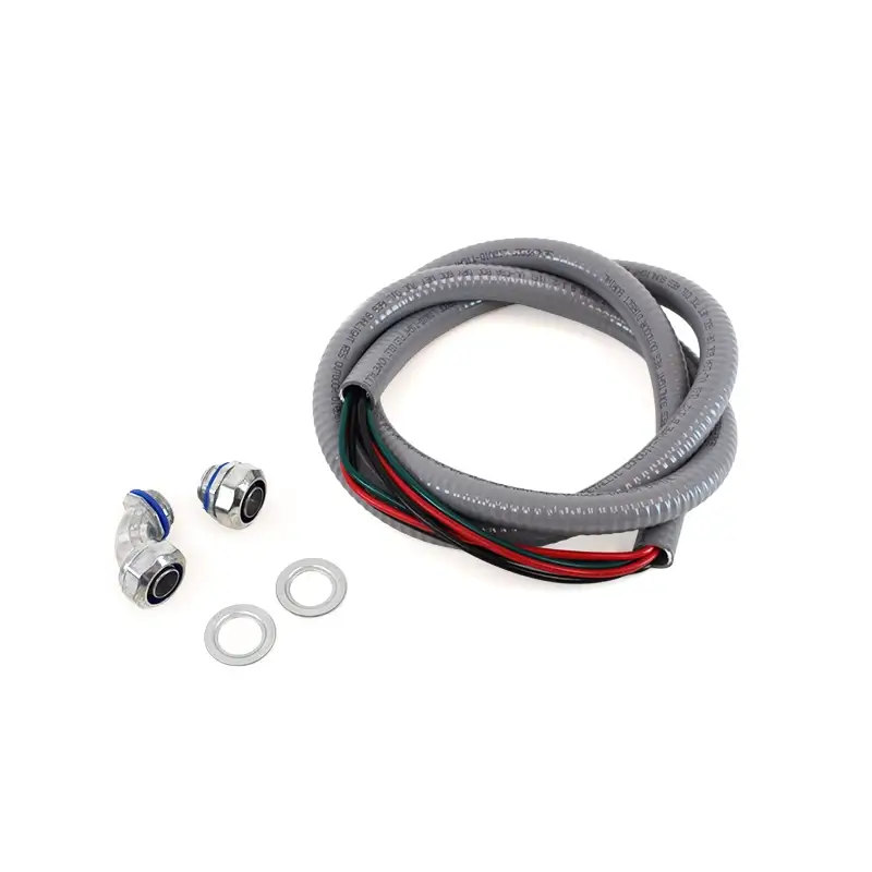 Dial HVAC Non-Metallic Electrical Whip with Metallic Connectors