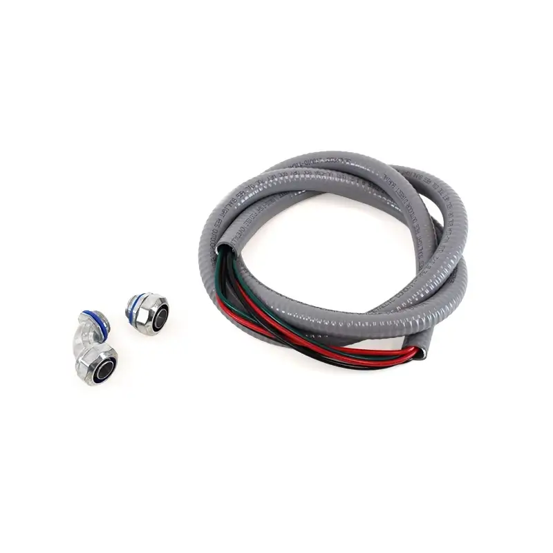 Dial HVAC Non-Metallic Electrical Whip with Metallic Connectors